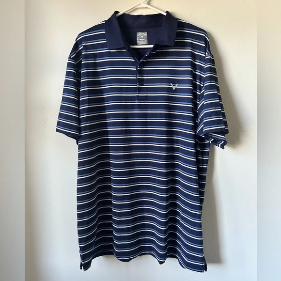 Callaway Feeder  Stripe Polo Shirt - Picture 1 of 3